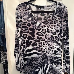 Animal print top